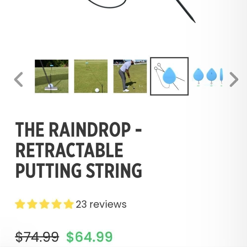 THE RAINDROP - RETRACTABLE PUTTING STRING - image 10